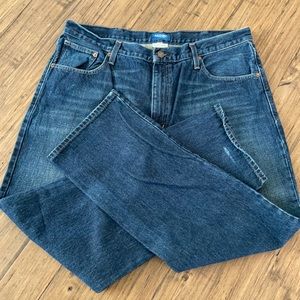 Arizona Relaxed Straight Jeans 38 w x 32 l blue